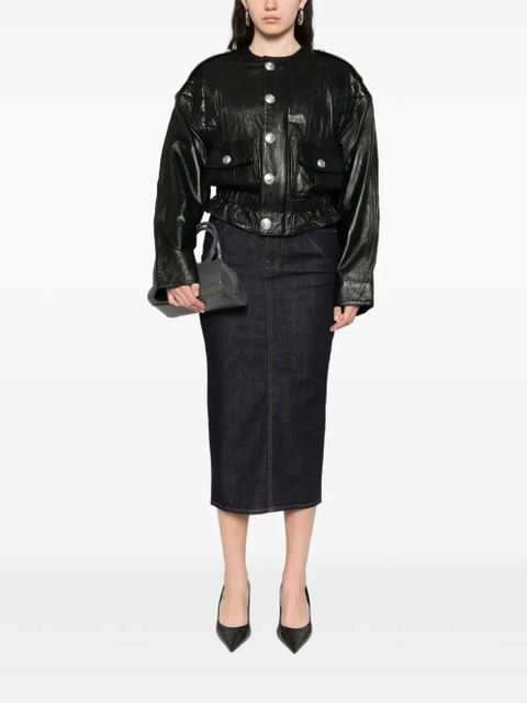 Givenchy seam midi skirt - Blue - zdjęcie produktu nr 2