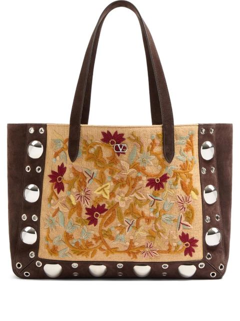Valentino Garavani medium Nellcôte tote bag - Brown - zdjęcie produktu nr 1