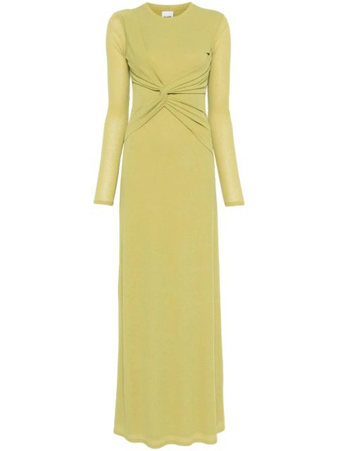 Nanushka twist-detail maxi dress - Green - zdjęcie produktu nr 1