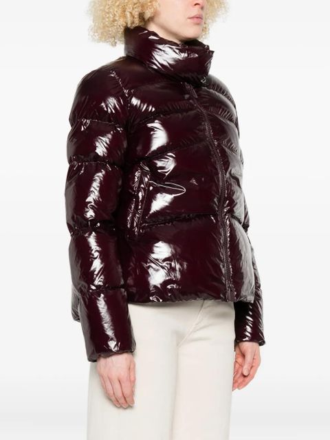 PINKO quilted shiny jacket - Red