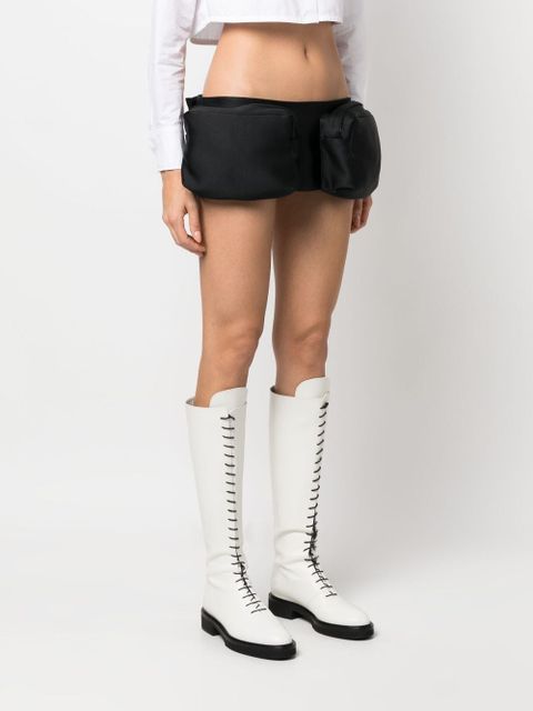 Miu Miu radzimir peplum belt - Black