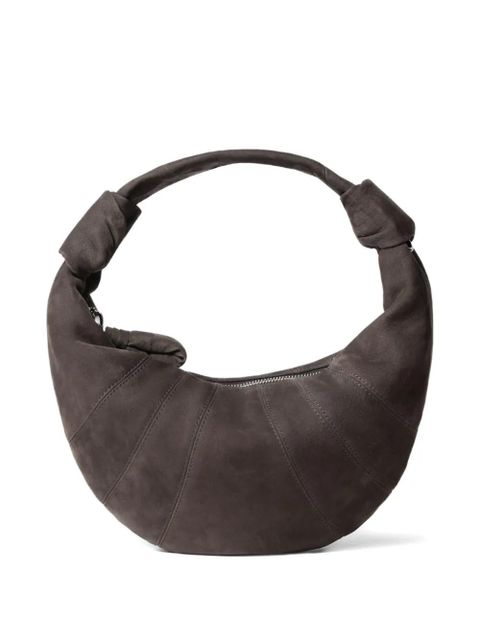 LEMAIRE topstitched fortune croissant shoulder bag - Brown - zdjęcie produktu nr 1