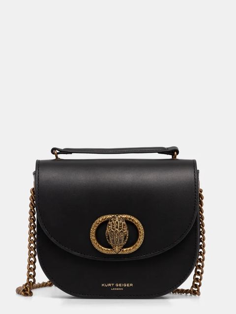 Kurt Geiger London torebka skórzana CHELSEA kolor czarny 3598300109 - zdjęcie produktu nr 1