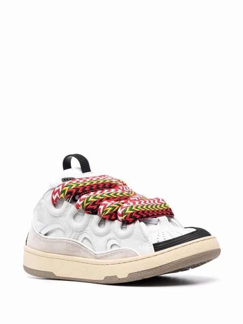 Lanvin Curb lace-up sneakers - White - zdjęcie produktu nr 2