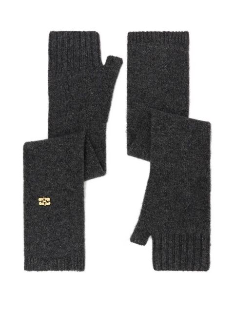 GANNI fingerless embellished gloves - Grey - zdjęcie produktu nr 1