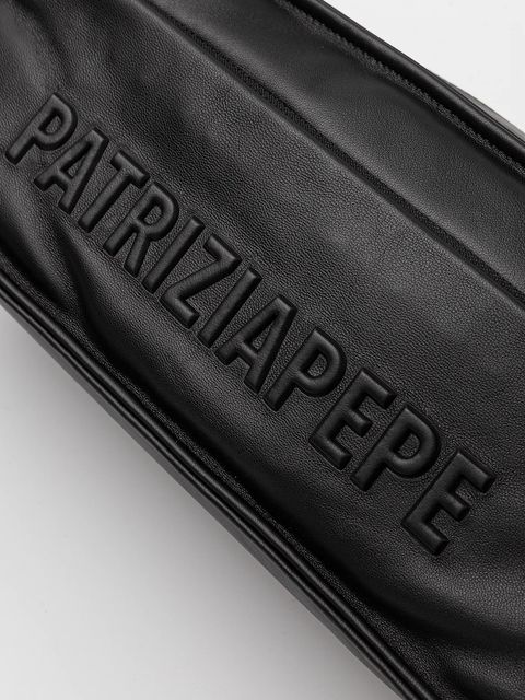 Patrizia Pepe torebka skórzana kolor czarny 2B0148 L113
