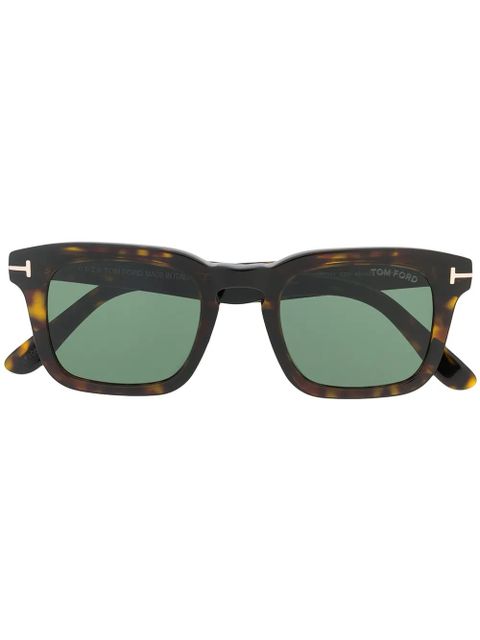TOM FORD Eyewear Dax square-frame sunglasses - Brown - zdjęcie produktu nr 1