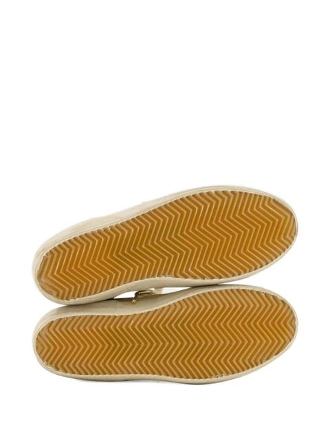 Golden Goose glitter-piping suede sneakers - Neutrals