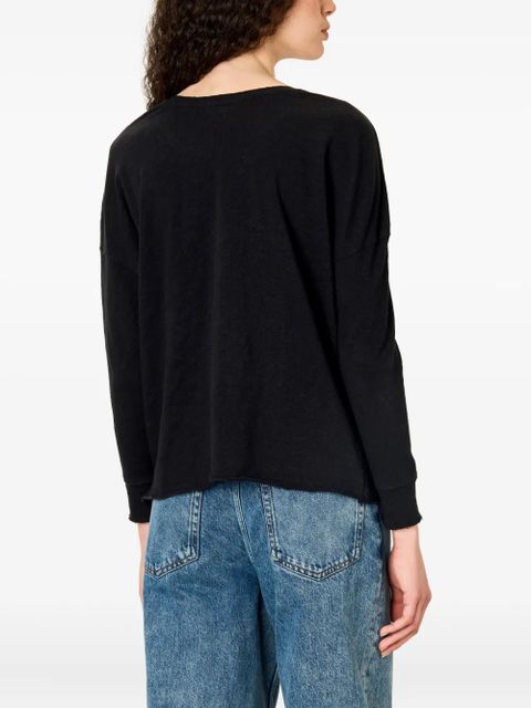 American Vintage Sonoma long-sleeved T-shirt - Black