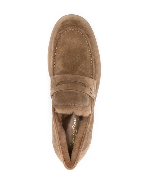 Gianvito Rossi Harris suede loafers - Brown