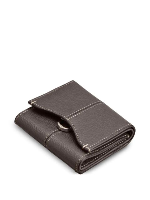Tod's trifold leather wallet - Brown