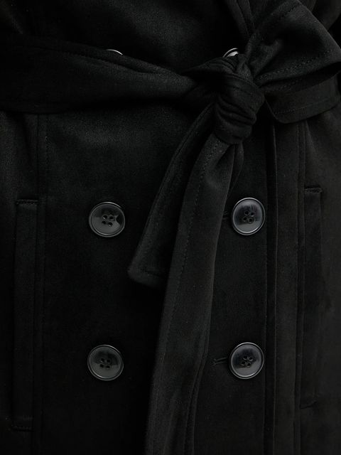 Bardot płaszcz kolor czarny 59899JB2