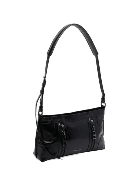 Zadig&Voltaire Sunny Moody patent shoulder bag - Black