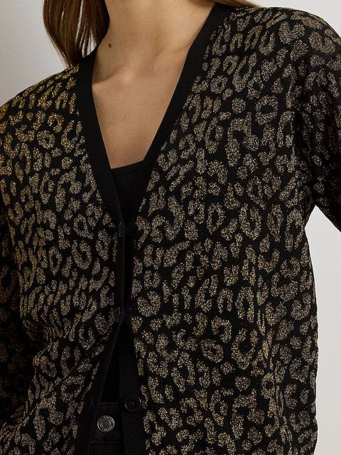 Lauren Ralph Lauren kardigan damski kolor czarny lekki 200979661