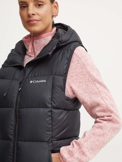 Columbia bezrękawnik Pike Lake Ins II damski kolor czarny zimowy