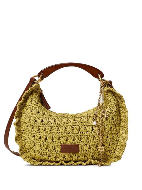 TWINSET woven ruffled shoulder bag - Green - zdjęcie produktu nr 1