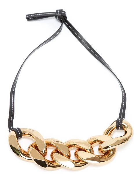 JW Anderson large chain-link necklace - Black - zdjęcie produktu nr 1