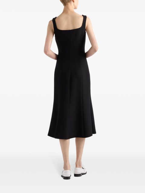 Prada cady midi dress - Black