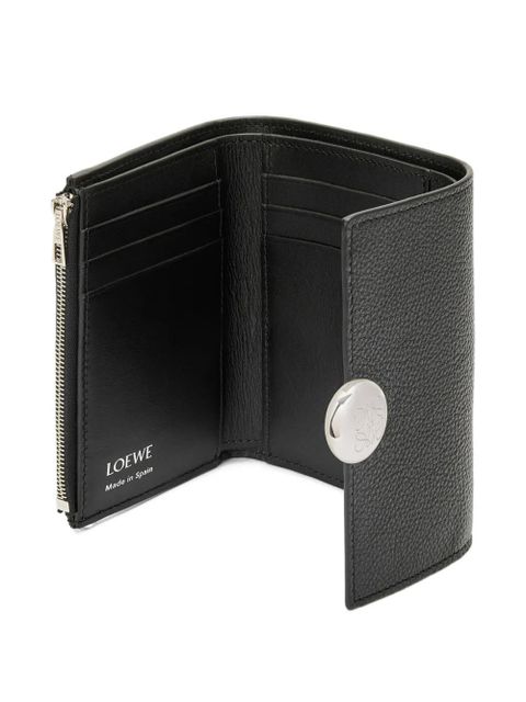 LOEWE leather logo-detail wallet - Black