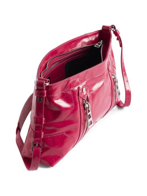 Zadig&Voltaire Sunny Mood zip patent satchel bag - Pink
