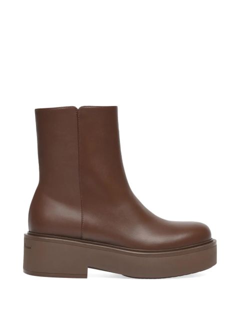 Gianvito Rossi Hiro platform boots - Brown - zdjęcie produktu nr 1