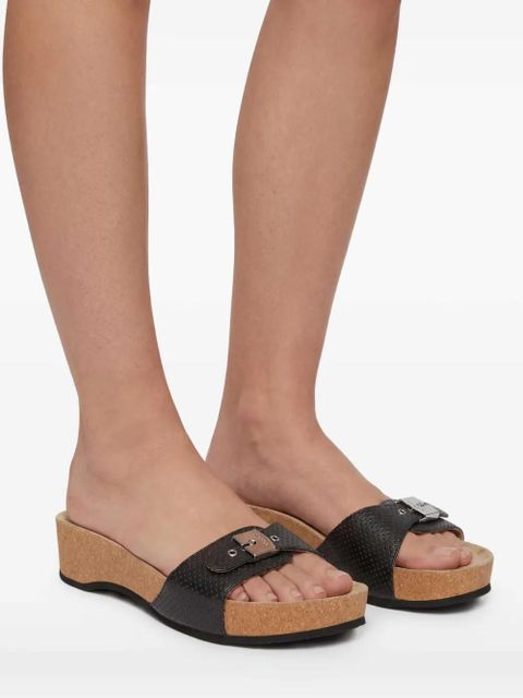 Balenciaga x Scholl L030 platform sandals - Black