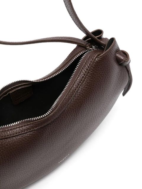 Yuzefi Fortune Cookie leather shoulder bag - Brown