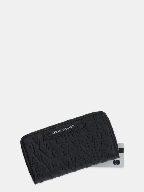 Armani Exchange portfel damski kolor czarny XW001606 AF15774