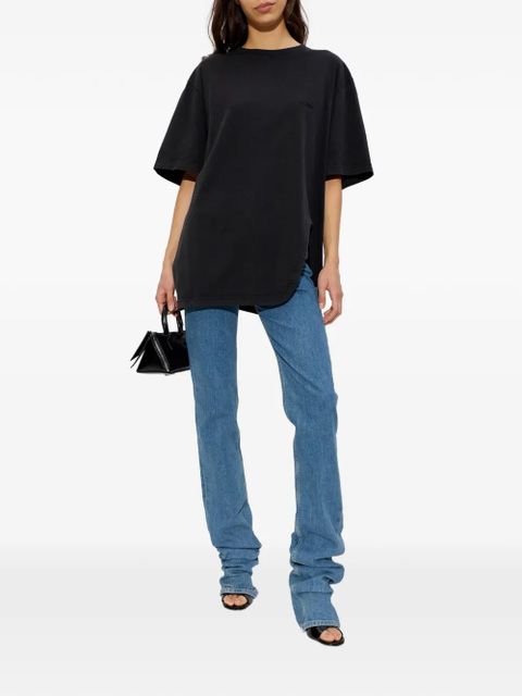 The Attico logo-patch jeans - Blue - zdjęcie produktu nr 2