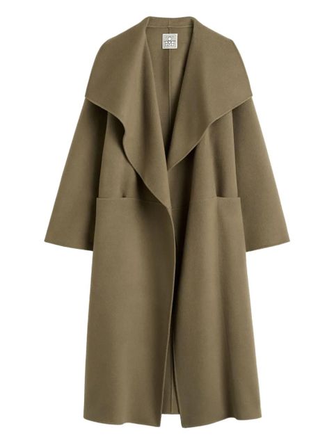 TOTEME wide-lapel pocket coat - Brown - zdjęcie produktu nr 1