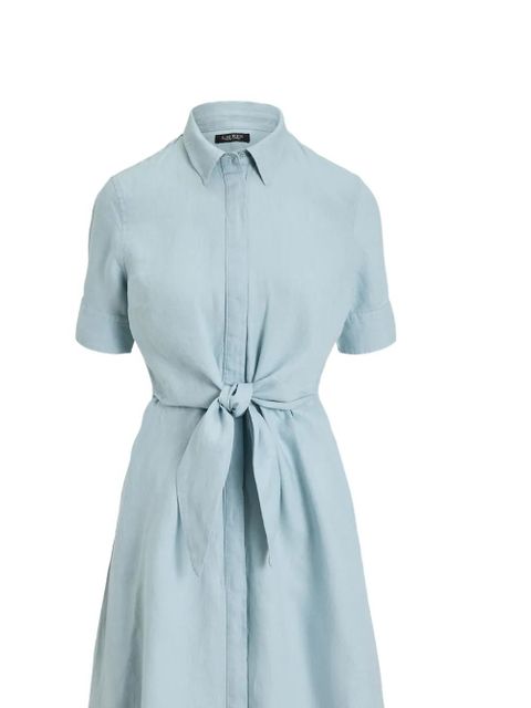 Lauren Ralph Lauren tie-waist midi dress - Blue - zdjęcie produktu nr 2
