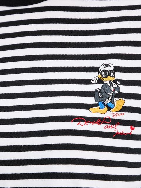 Karl Lagerfeld longsleeve bawełniany KL X DISNEY kolor czarny A3W17091