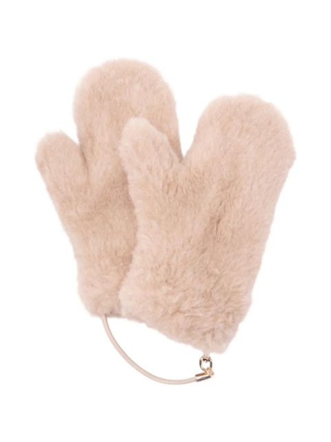 Max Mara strap-detail gloves - Neutrals - zdjęcie produktu nr 1