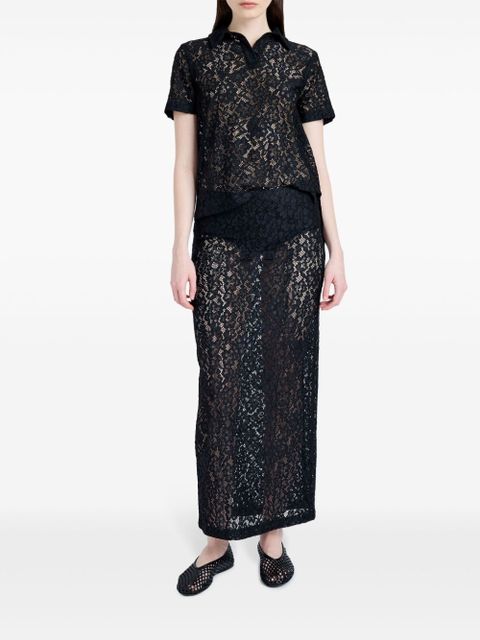 Proenza Schouler Jasmine maxi skirt - Black - zdjęcie produktu nr 2