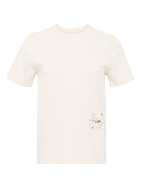 JW Anderson graphic-print T-shirt - White - zdjęcie produktu nr 1