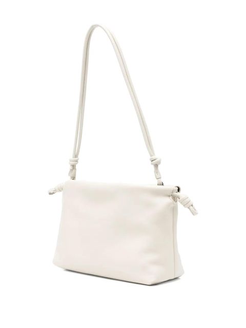 LOEWE Flamenco knot-detail shoulder bag - White