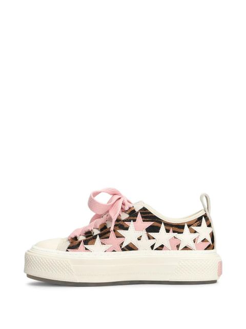 AMIRI star-pattern lace-up sneakers - Brown