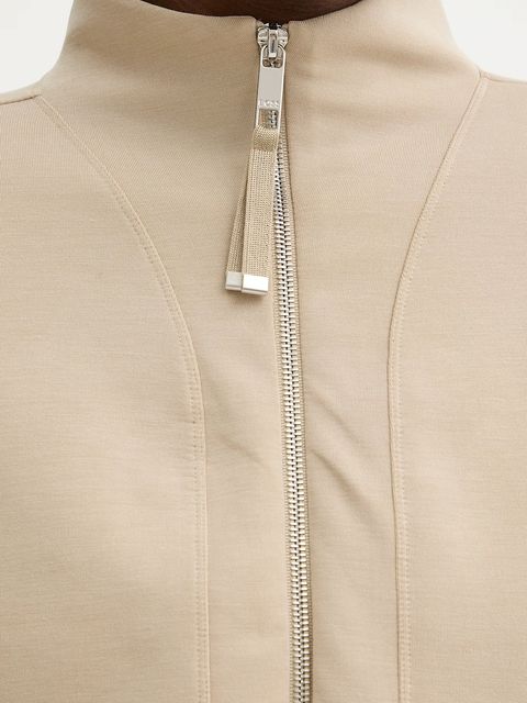 BOSS bluza Ebesya damska kolor beżowy gładka 50555057