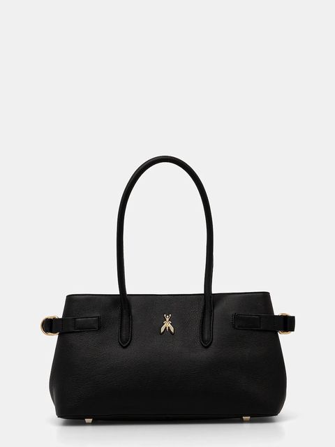 Patrizia Pepe torebka skórzana kolor czarny 8B0305 L162 - zdjęcie produktu nr 1