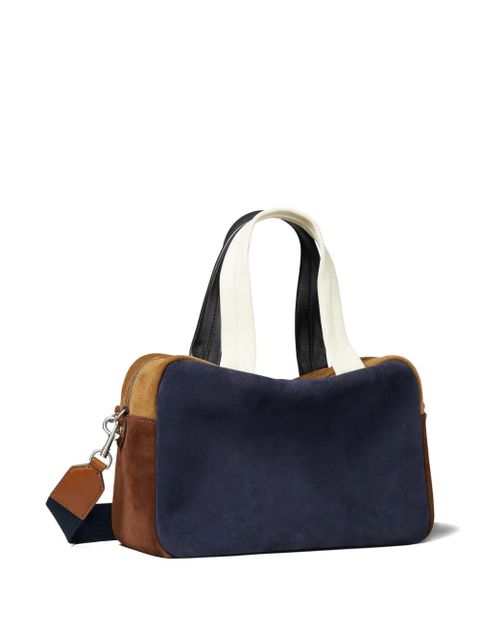 Tory Burch colorblock suede satchel bag - Blue - zdjęcie produktu nr 2