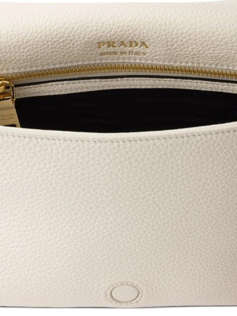 Prada leather shoulder bag - Neutrals