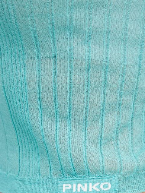 Pinko t-shirt damski kolor turkusowy 104773 A1ND