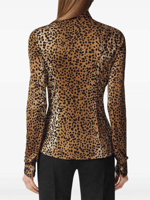 Versace leopard-print shirt - Brown