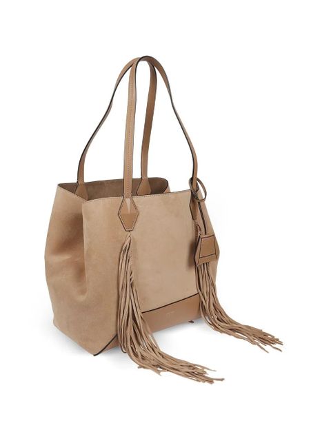 Jimmy Choo fringed shoulder bag - Neutrals