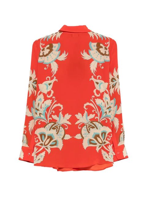 ETRO floral-print shirt - Red - zdjęcie produktu nr 2