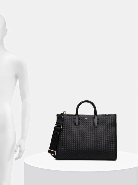 BOSS torebka Sandy Tote SQ kolor czarny 50557997