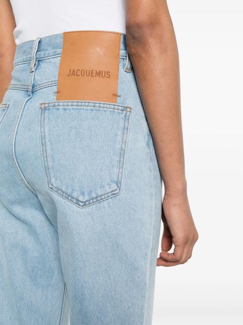Jacquemus Le de-Nîmes droit straight-leg jeans - Blue