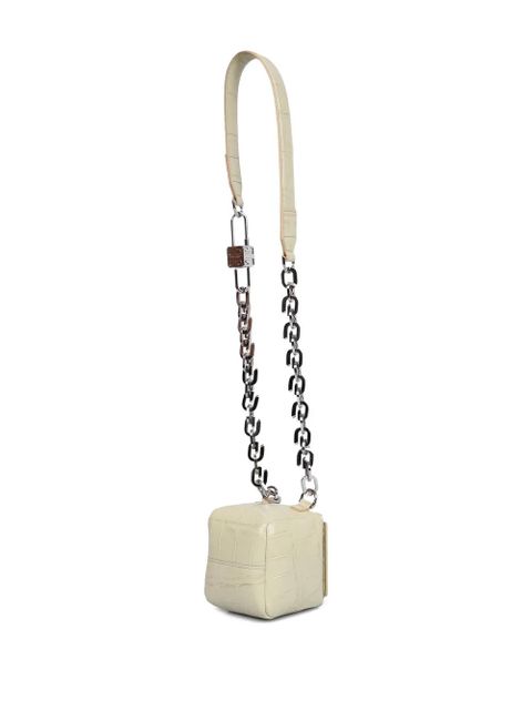 Givenchy Pandora Cube embossed chain cross bag - Neutrals - zdjęcie produktu nr 2