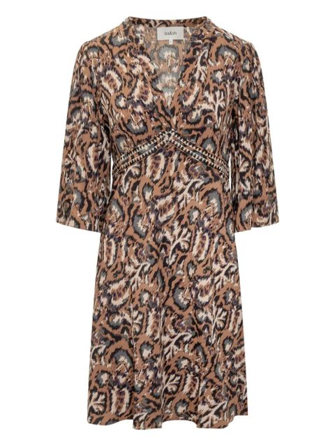 Ba&Sh patterned onia dress - Brown - zdjęcie produktu nr 1