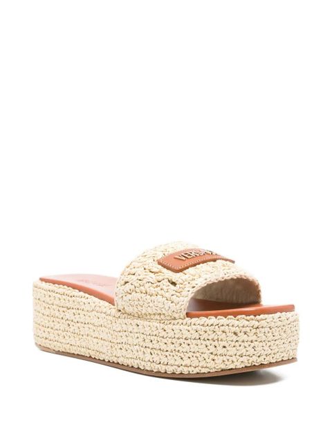 Versace logo-detail sandals - Neutrals - zdjęcie produktu nr 2